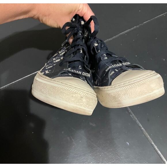 Christian Dior oblique slip on high top sneakers - Picture 3 of 9